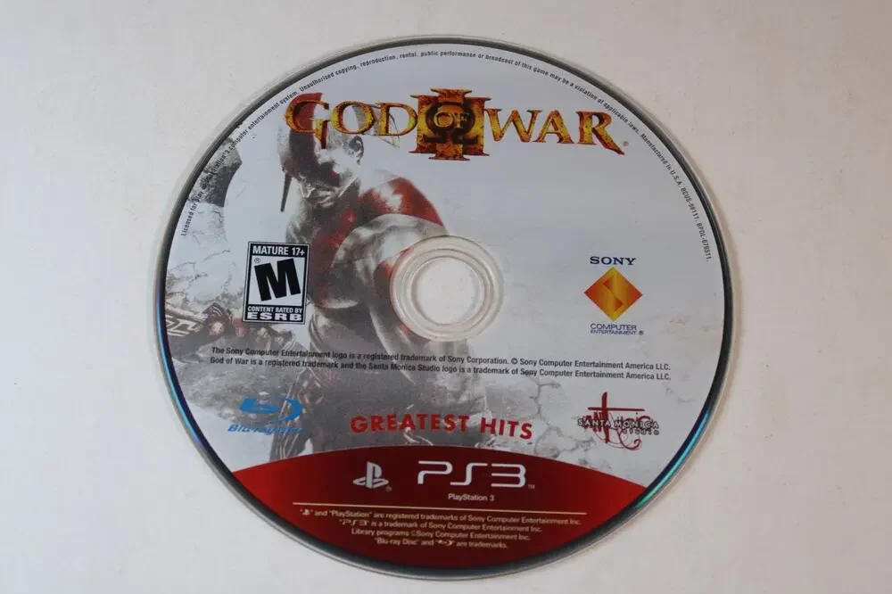 God of War 3 III (Sony PlayStation 3, PS3) Game Disc Only, Tested/Works